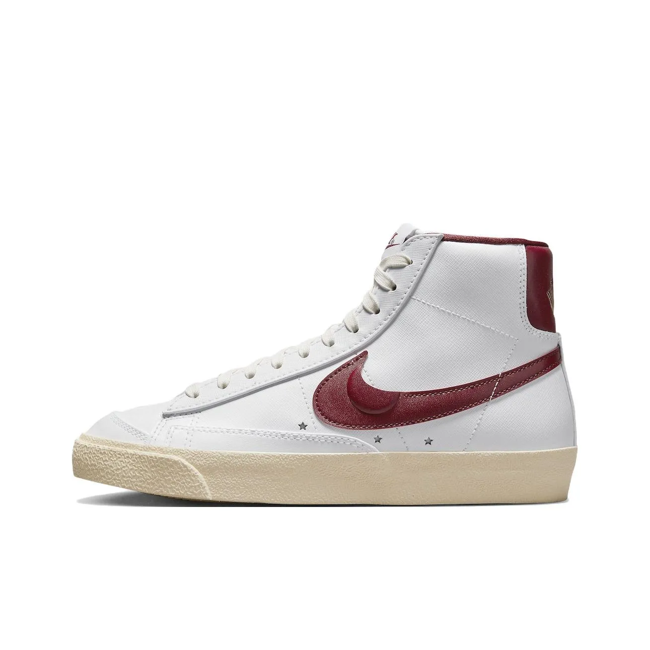 Nike Blazer Mid Топ Кроссовки для скейтбординга Женские Белые Красные