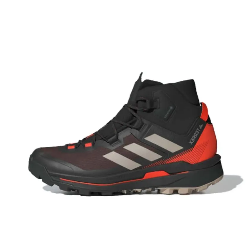 adidas Terrex Skychaser Аbrasion Resistant Дышащий MID Топ Альпинизм Обувь Унисекс Черный Красный