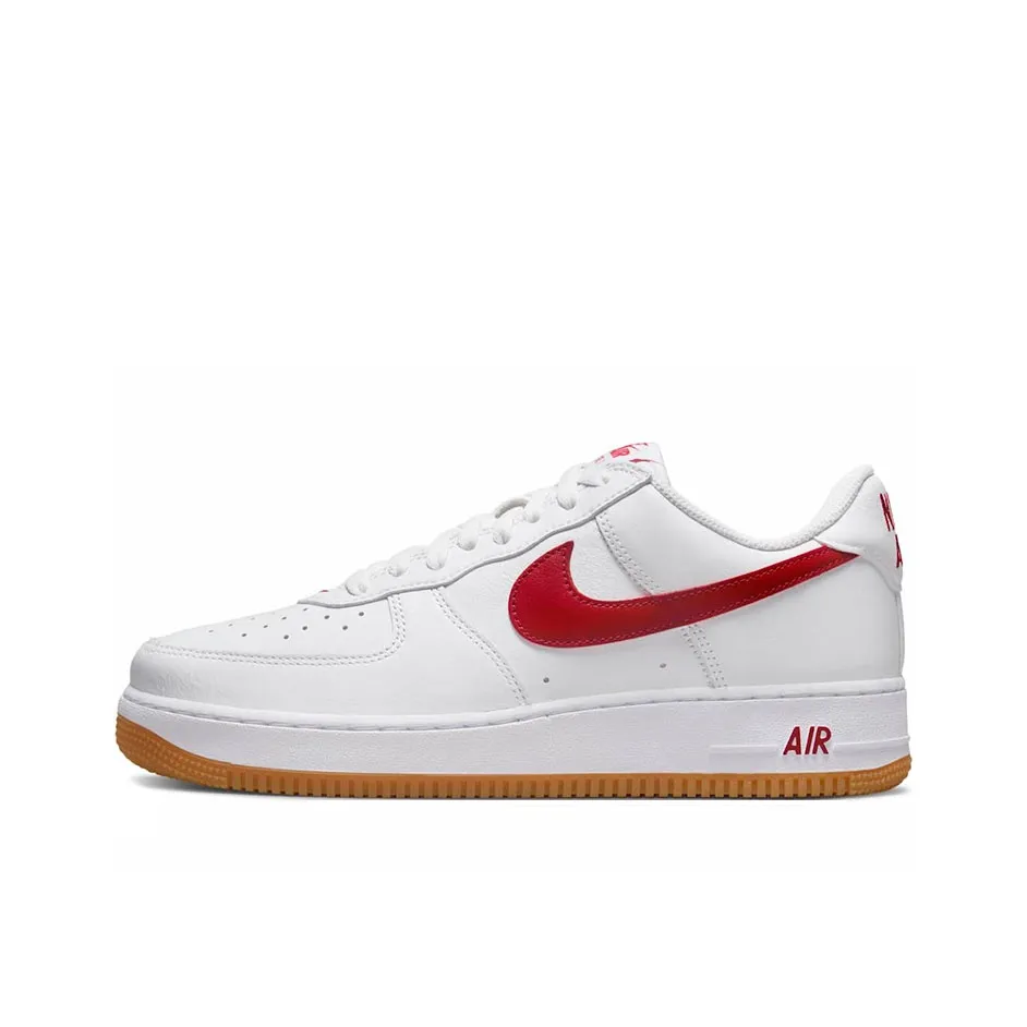 Nike Air Force 1 Low 'Color Of The Month White University Red'
