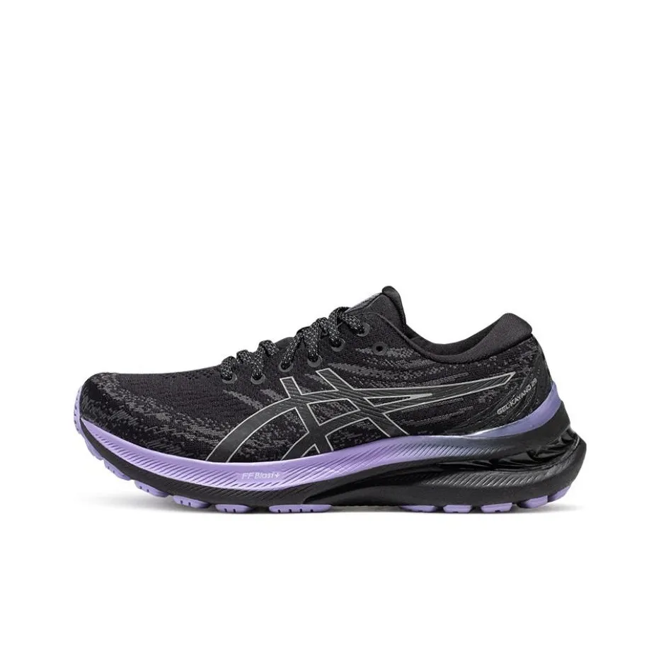 Asics Gel KAYANO 29 LITE SHOW Устойчивый к истиранию Дышащие Низкие Кроссовки для Бега Женские Черные