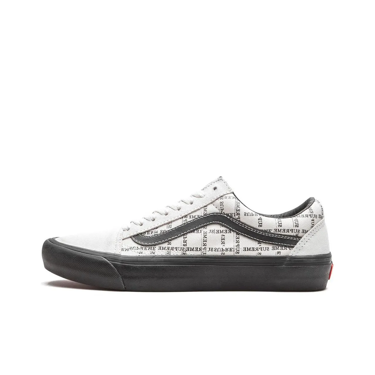 Supreme x VANS Old Skool Collection Pro Low Скейтборд Кроссовки Unisex Белый Черный 2020
