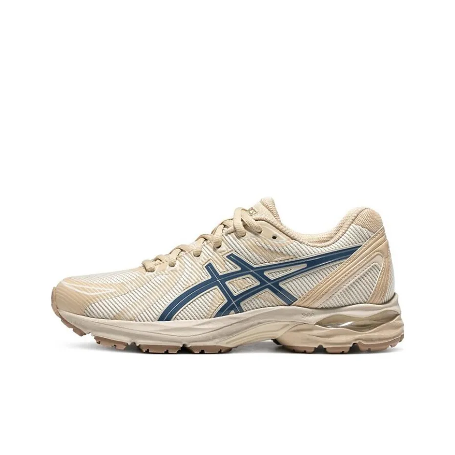 ASICS Гель FLUX Размер CN Устойчивый к истиранию Дышащий Низкий Топ Беговые кроссовки Женские Белый Синий