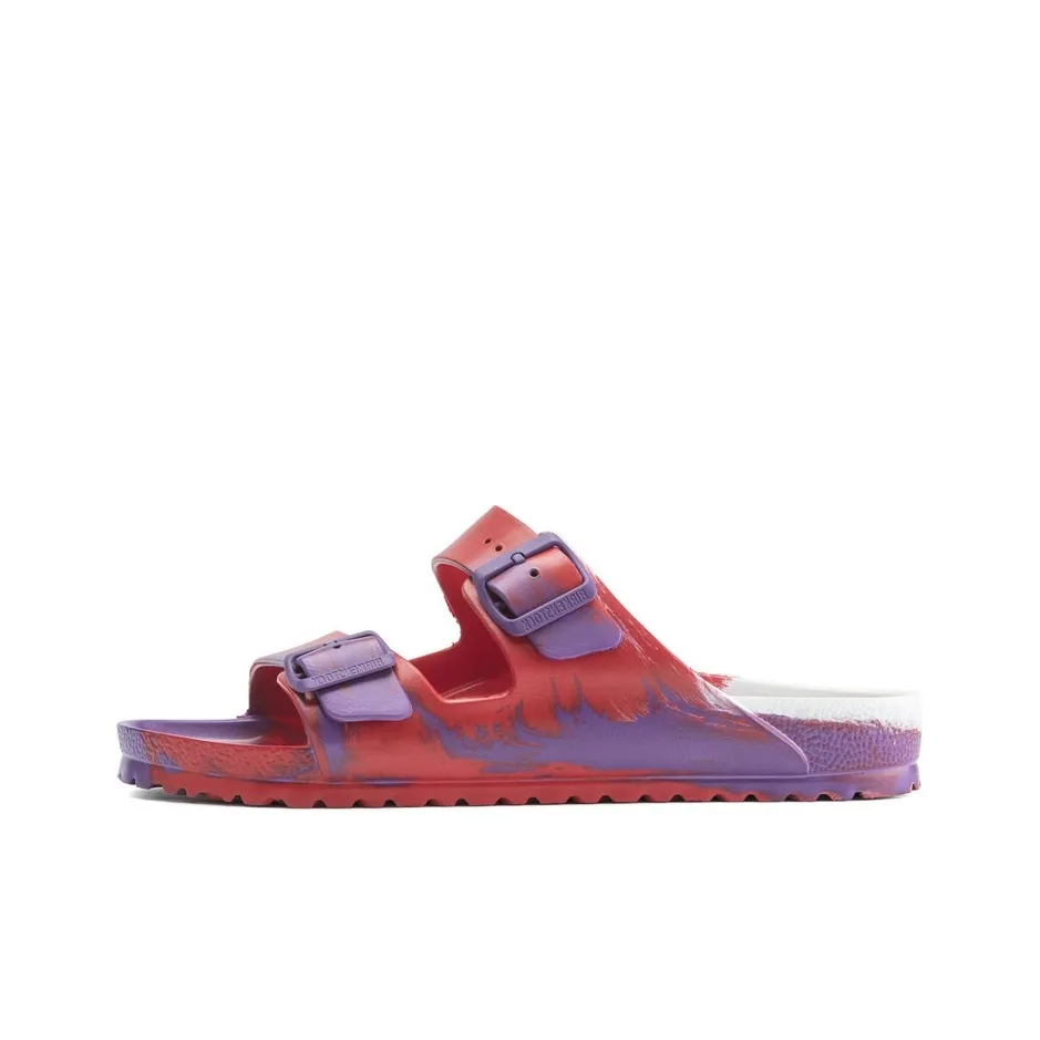Birkenstock Arizona Stylish Sandal Unisex Fuchsia White
