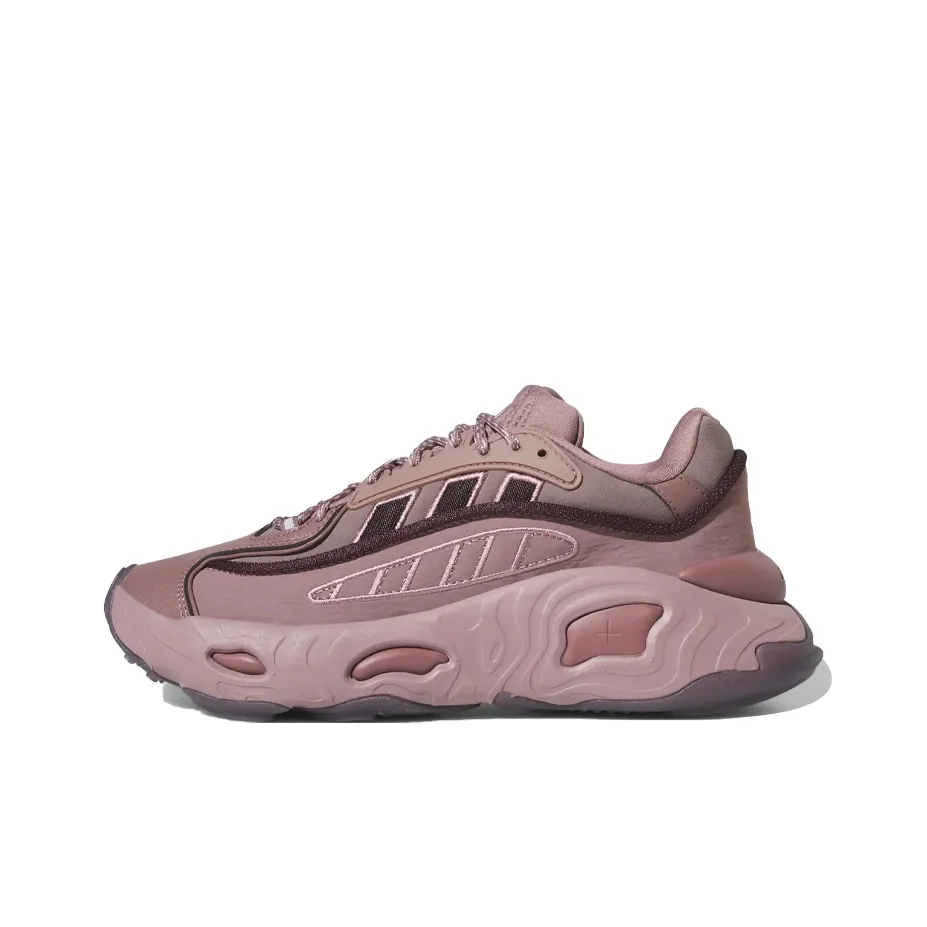 Adidas Originals Oznova Slip Резистентный к истиранию Низкий Топ Спортивная повседневная обувь Женская Фиолетовая