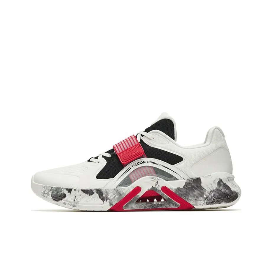 Anta Variety Training Collection Stable As A Mountain Pro Low Top Training Shoes White Black Red