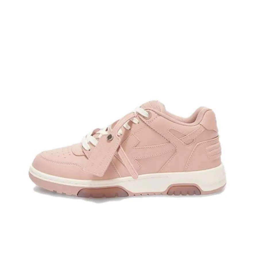 Off Белый Out Of Office Низкий Топ Стильные Скейтбординги Женские Розовый