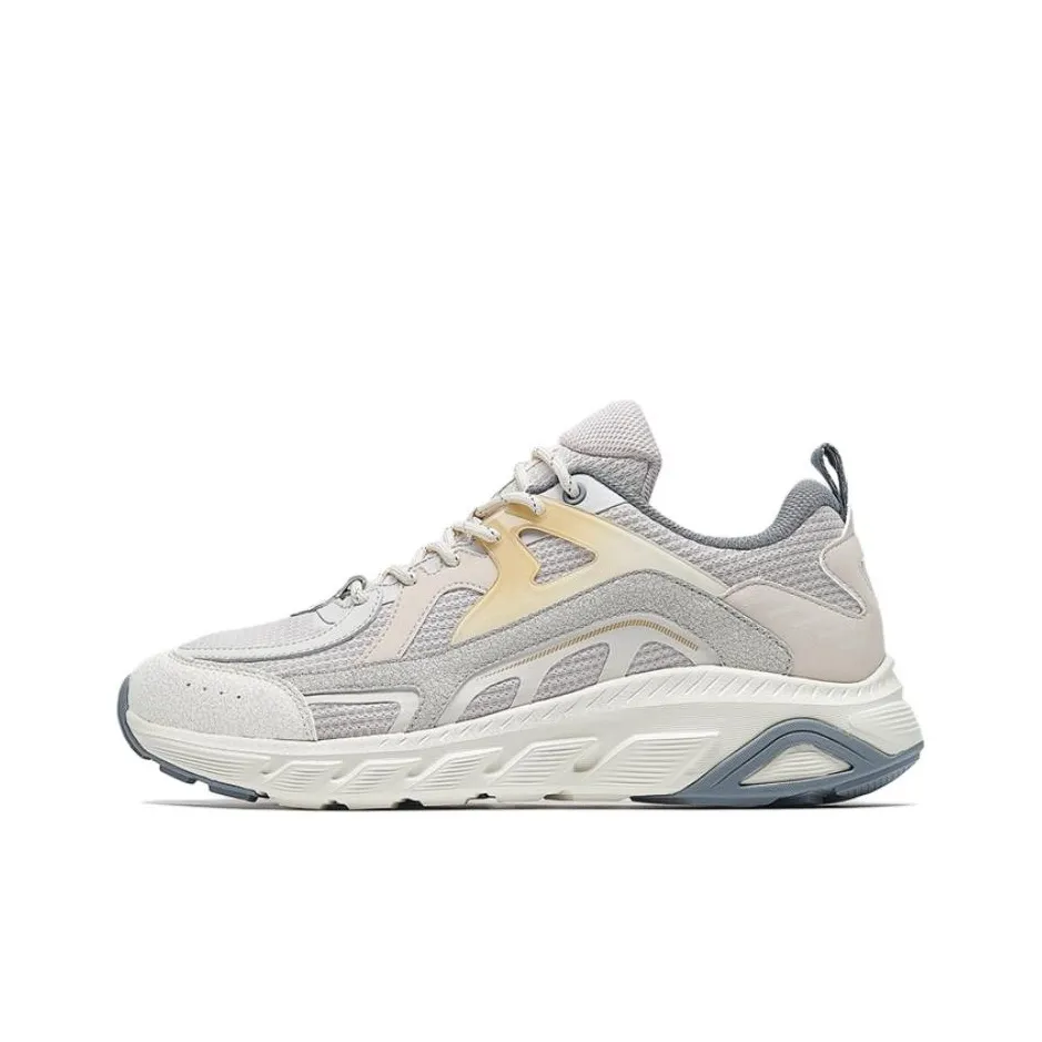 XTEP Steep Ridge 1.0 Low-Top Running Shoes Men's Ivory White