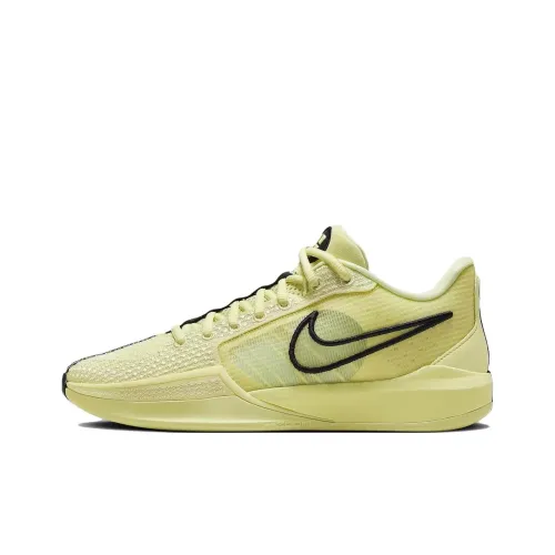 NIKE Sabrina 1 Баскетбольные кроссовки Низкие Желтые Унисекс
