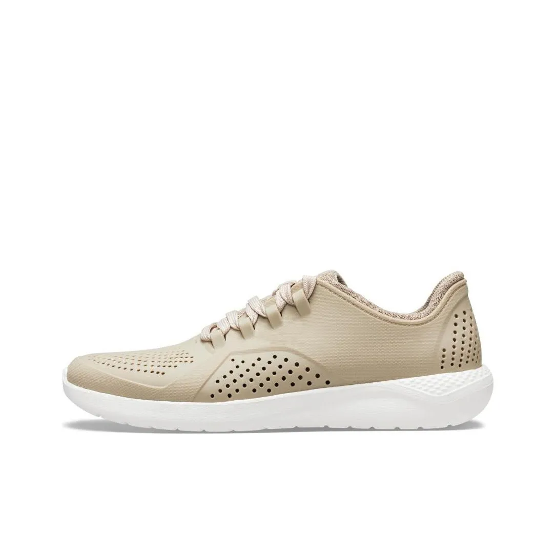 Crocs LiteRide Slip Resistant Breathable Low Top Running Shoes Men's Brown Beige