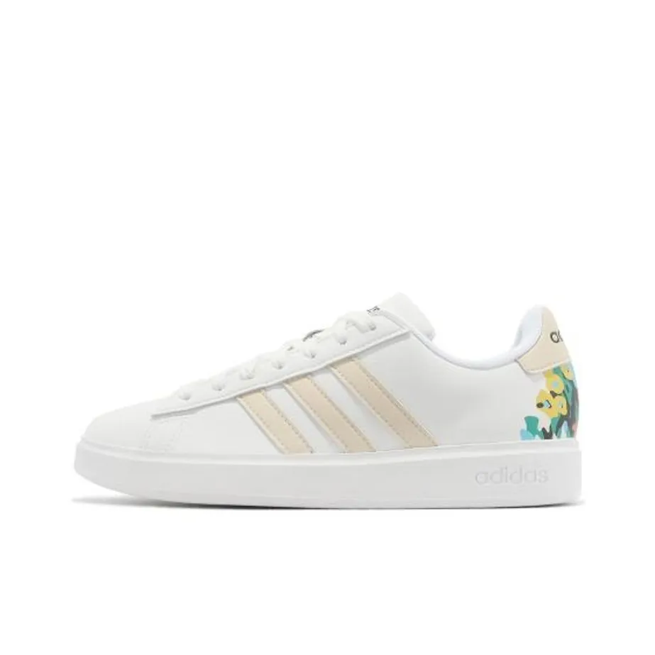 Adidas Grand Court Cloud White Ecru Tint Core Black Women's