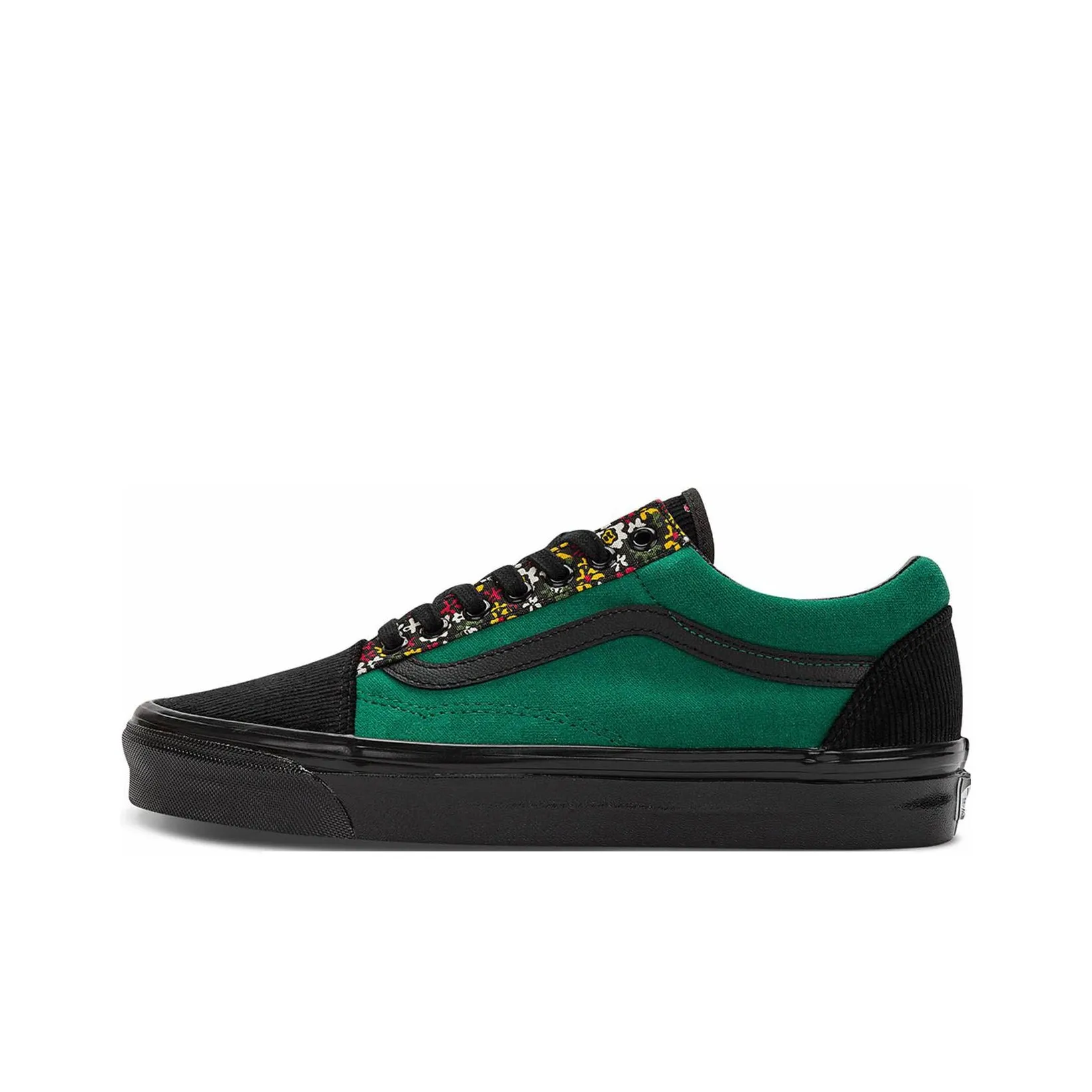 Vans Old Skool 36 Skateboard Shoes Unisex Low Top Green/Red/Black