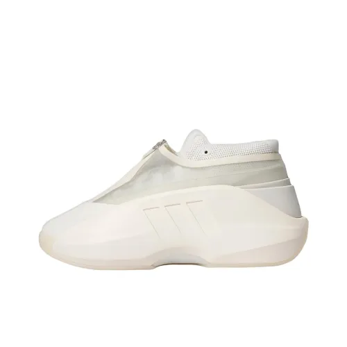 Adidas Crazy Infinity Винтажные баскетбольные кроссовки Low Топ Road Серый/Лайм Белый Чудо-белый Унисекс