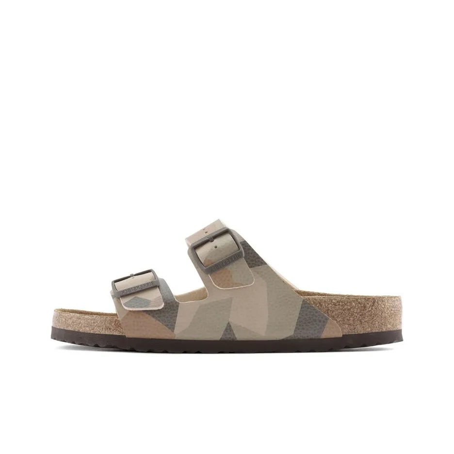 Birkenstock Arizona EVA Устойчивые к истиранию Слипоны Унисекс Камуфляж Коричневый