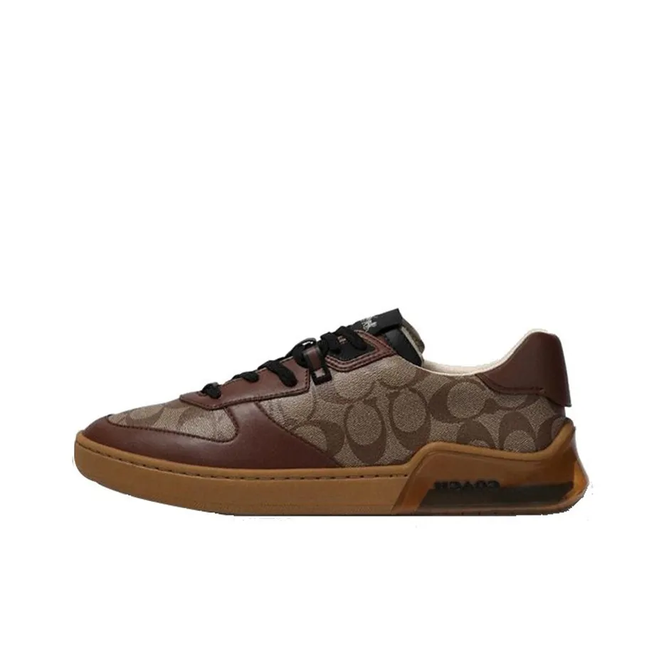 COACH CitySole Low Top Stylish Skateboarding Shoes Men's Brown