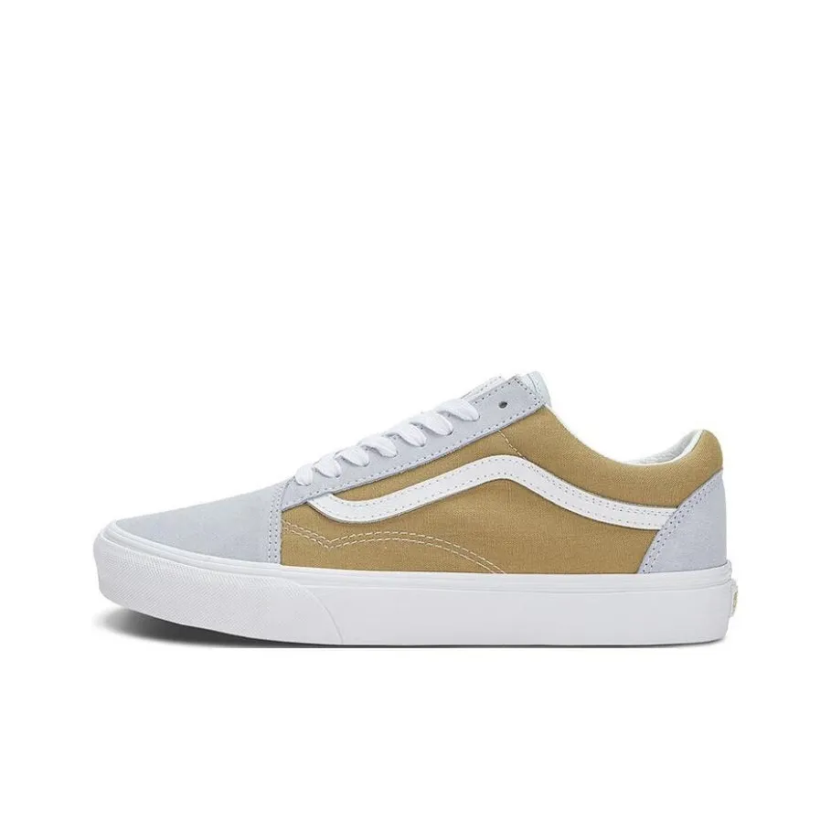 VANS Old Skool Collection Низкие Кроссовки для Скейтбординга Унисекс Белый Коричневый