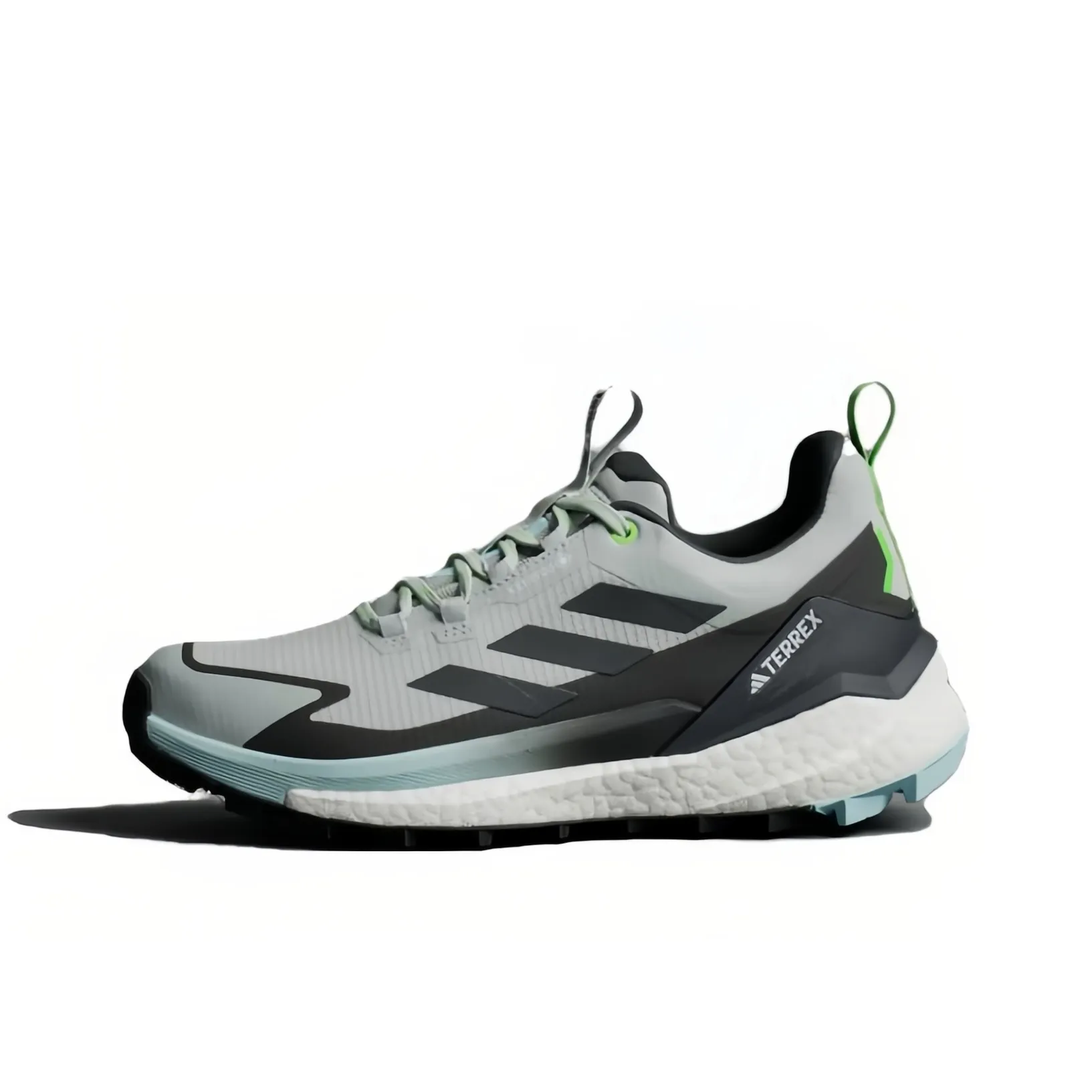 Adidas Terrex Free Hiker 2.0 Low Gore Tex Semi Flash Aqua Carbon Lucid Lime Women's