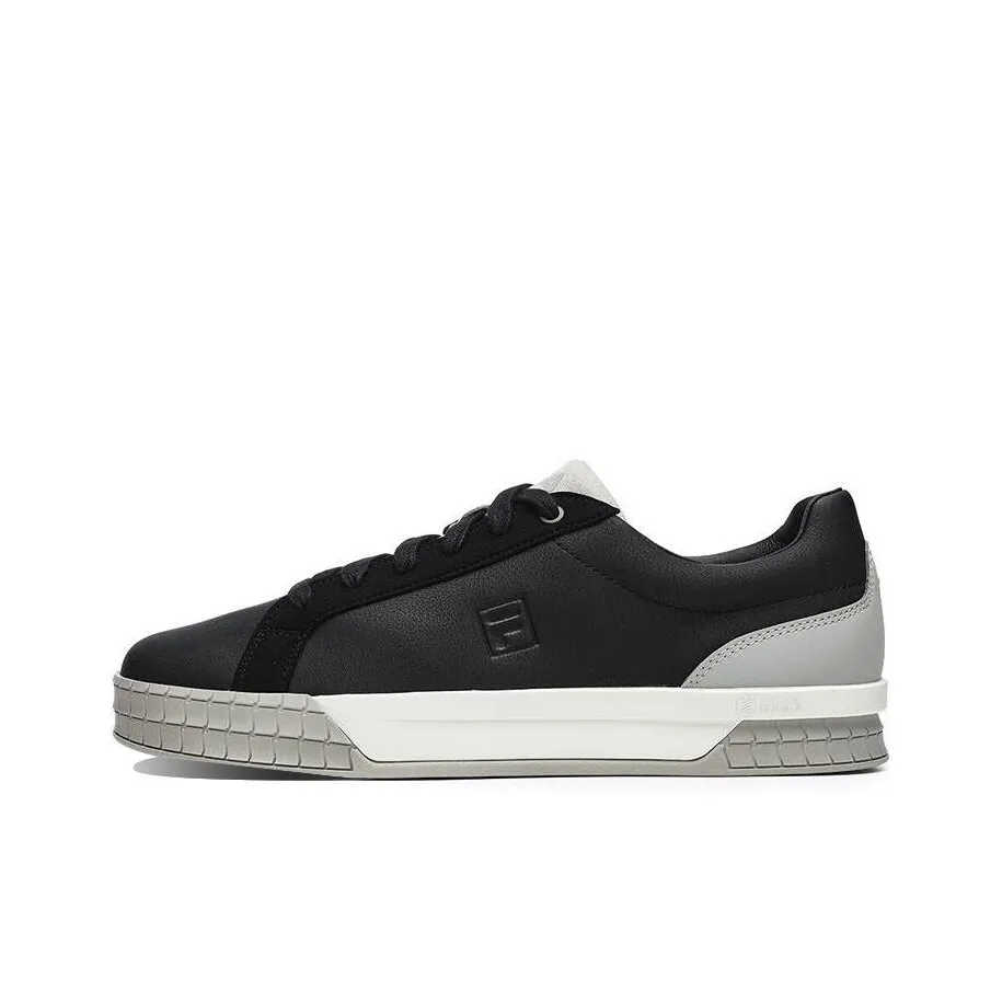 FILA ACE Anti-Slip Wear-Resistant Low-Top Modern Skateboard Shoes Black