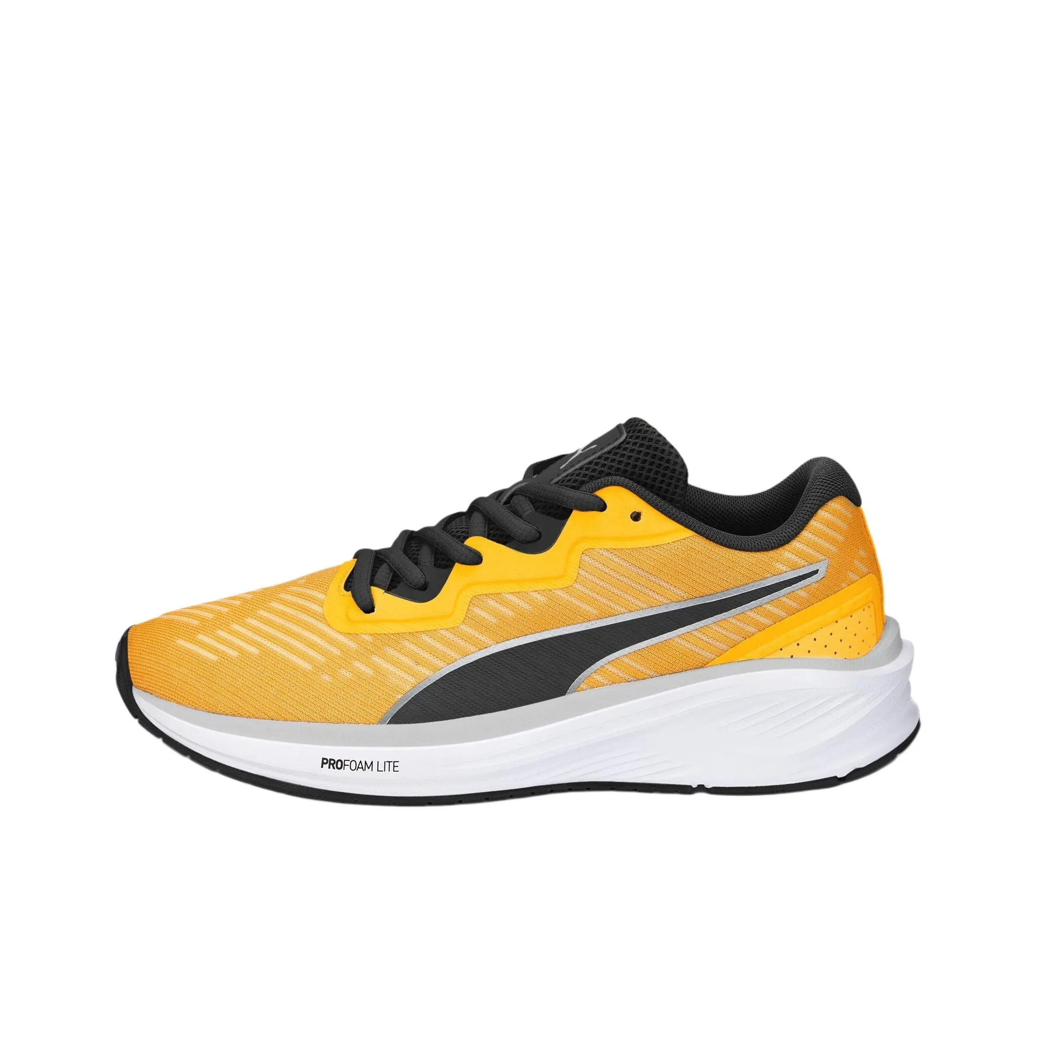 PUMA Aviator Profoam Sky Амортизация Устойчивый к истиранию Дышащий Низкий Топ Повседневные Беговые кроссовки Унисекс Желтый Черный