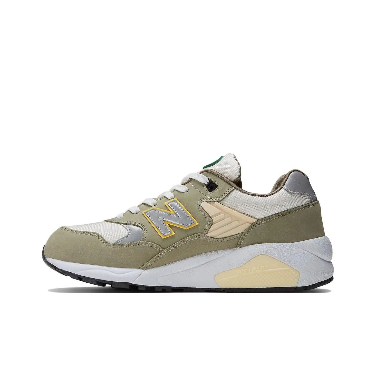 New Balance NB 580 Low Топ Повседневные Беговые Кроссовки Унисекс Зеленый Коричневый