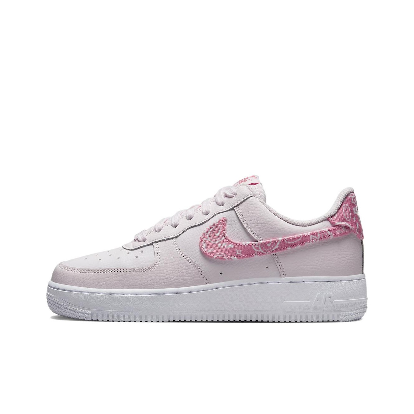 air force ones with pink check