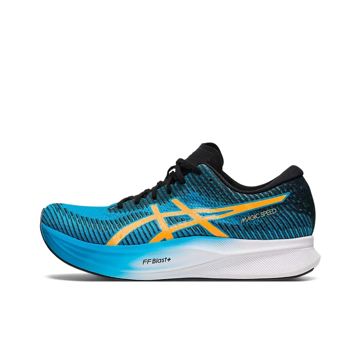 Asics Magic Speed 2.0 Running Shoes Men Low Top Blue Black