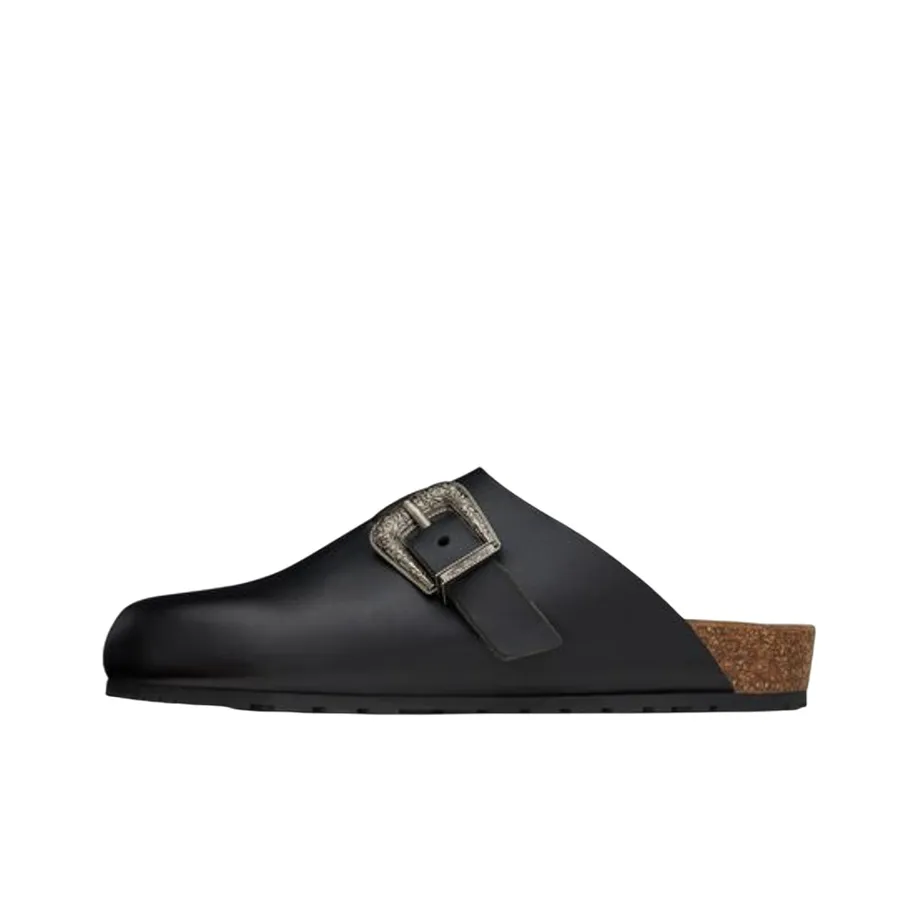 SAINT LAURENT Buckled Slip-on Loafers