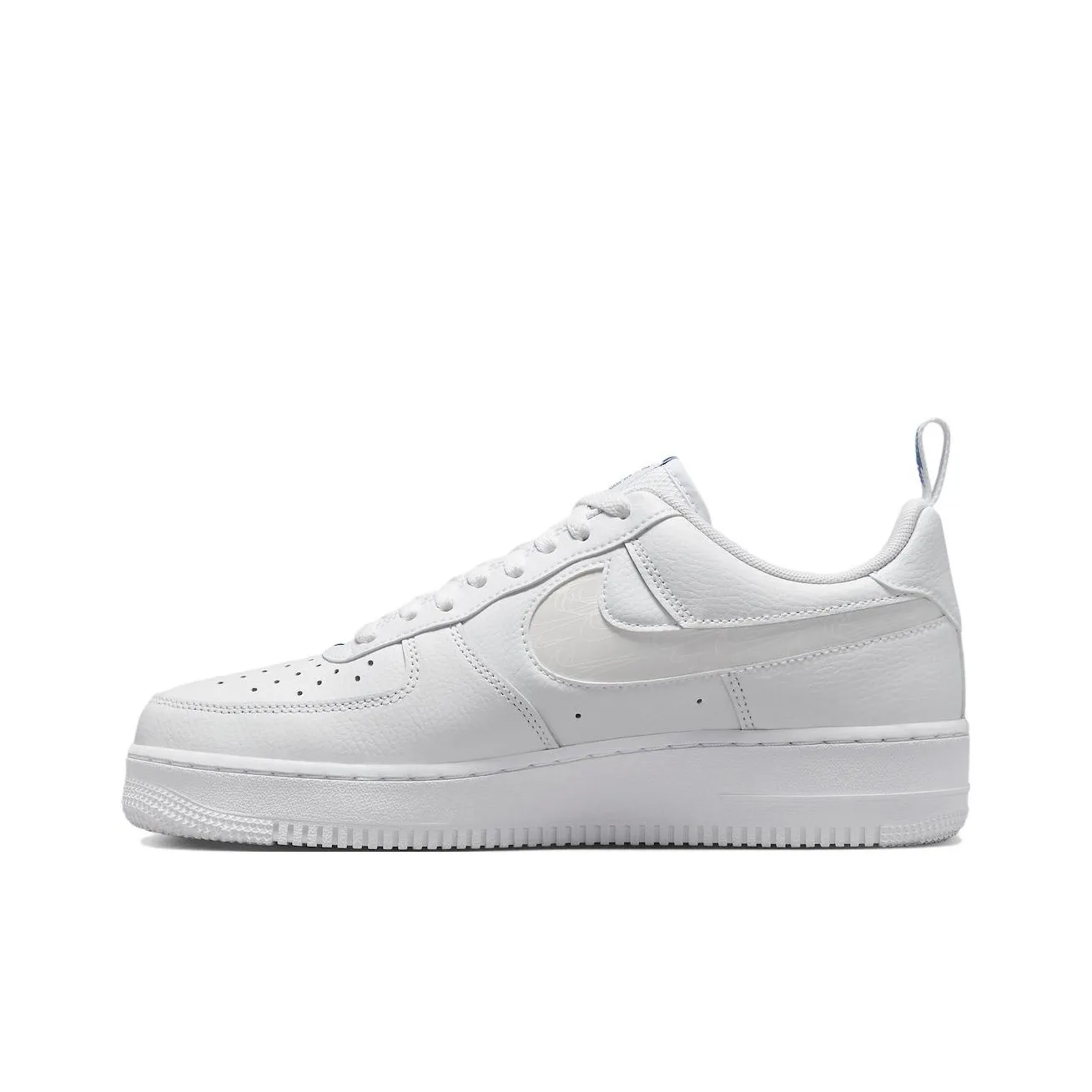 Nike Air Force 1 Low Reflective Swoosh White Blue