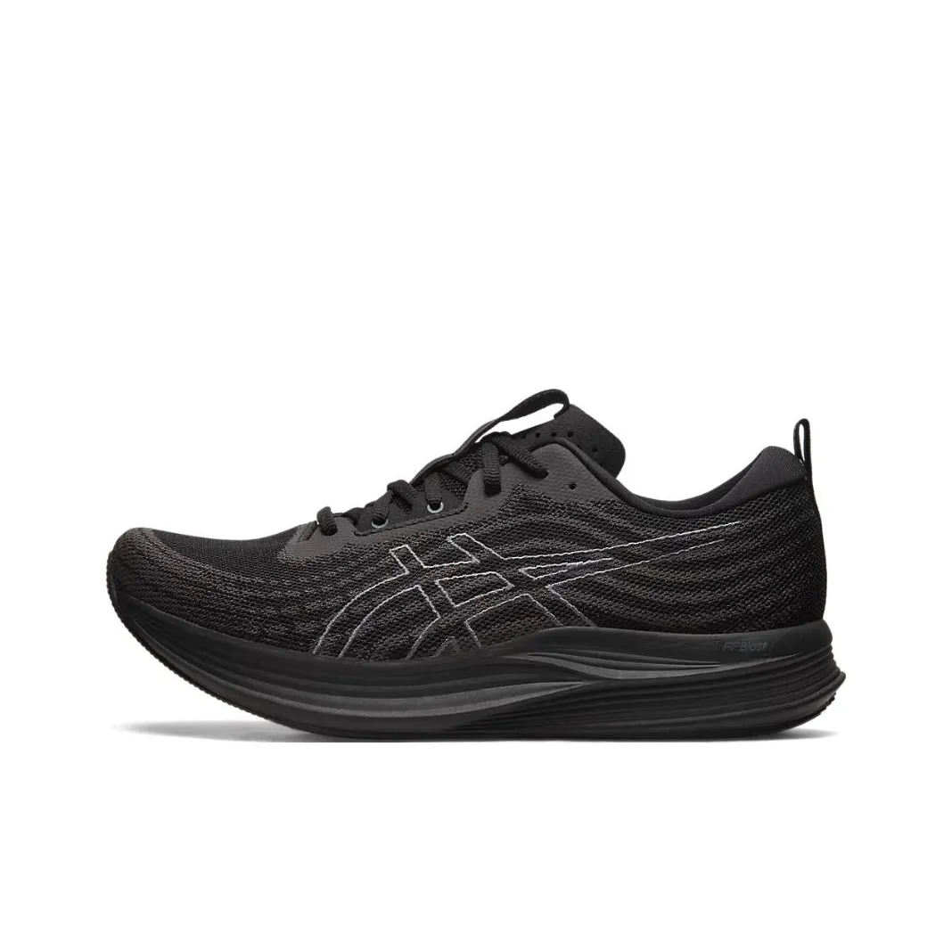 Asics EvoRide Speed Low Топ Беговые кроссовки Мужские Черные Серые