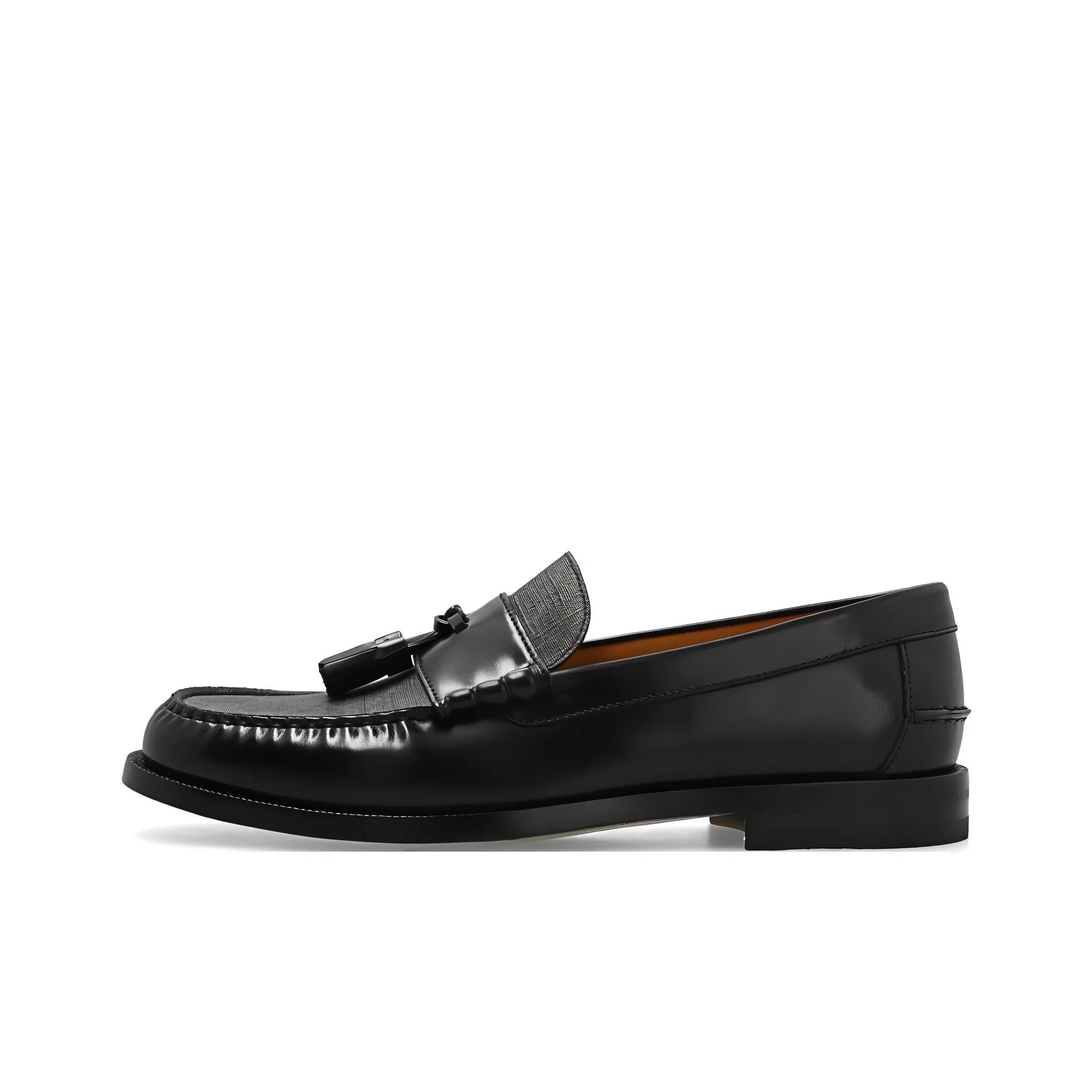 GUCCI Tassel-detail GG Canvas Loafers