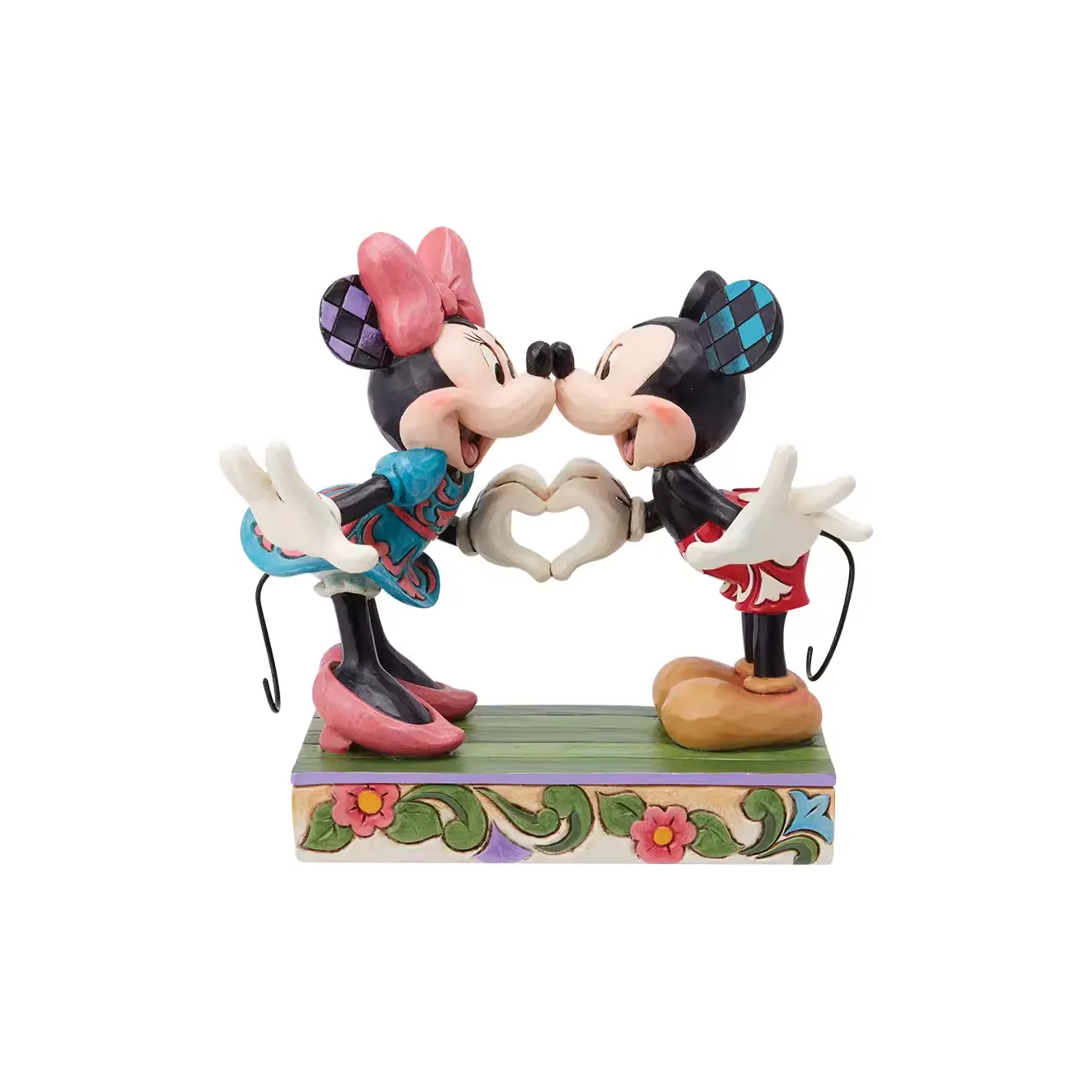ENESCO Disney Characters Mickey Mouse Minnie Mouse Refill Ornament Trendy Figures