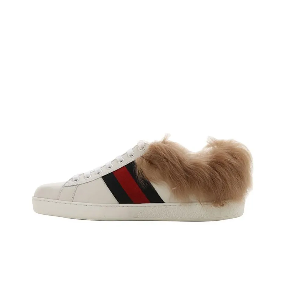 GUCCI Women's Ace Wool Embroidered 'Bee'