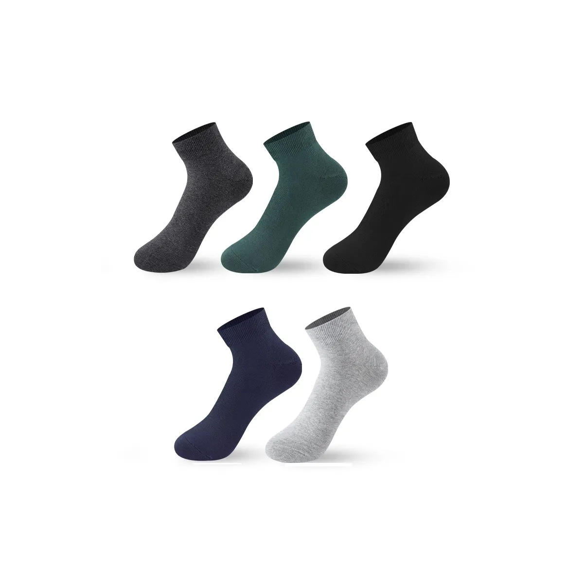 INVISIBLE Низкие носки для мужчин упаковка из 5 пар