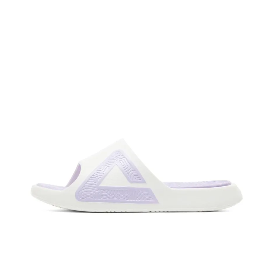 PEAK Slide Slippers Women's Super Light White/Purple