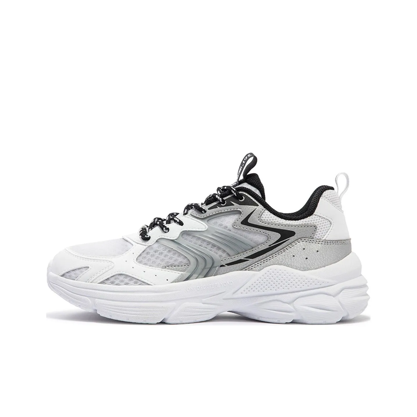 361° Устойчивый к истиранию Низкий Топ Повседневная обувь Женская Белый Серый Черный