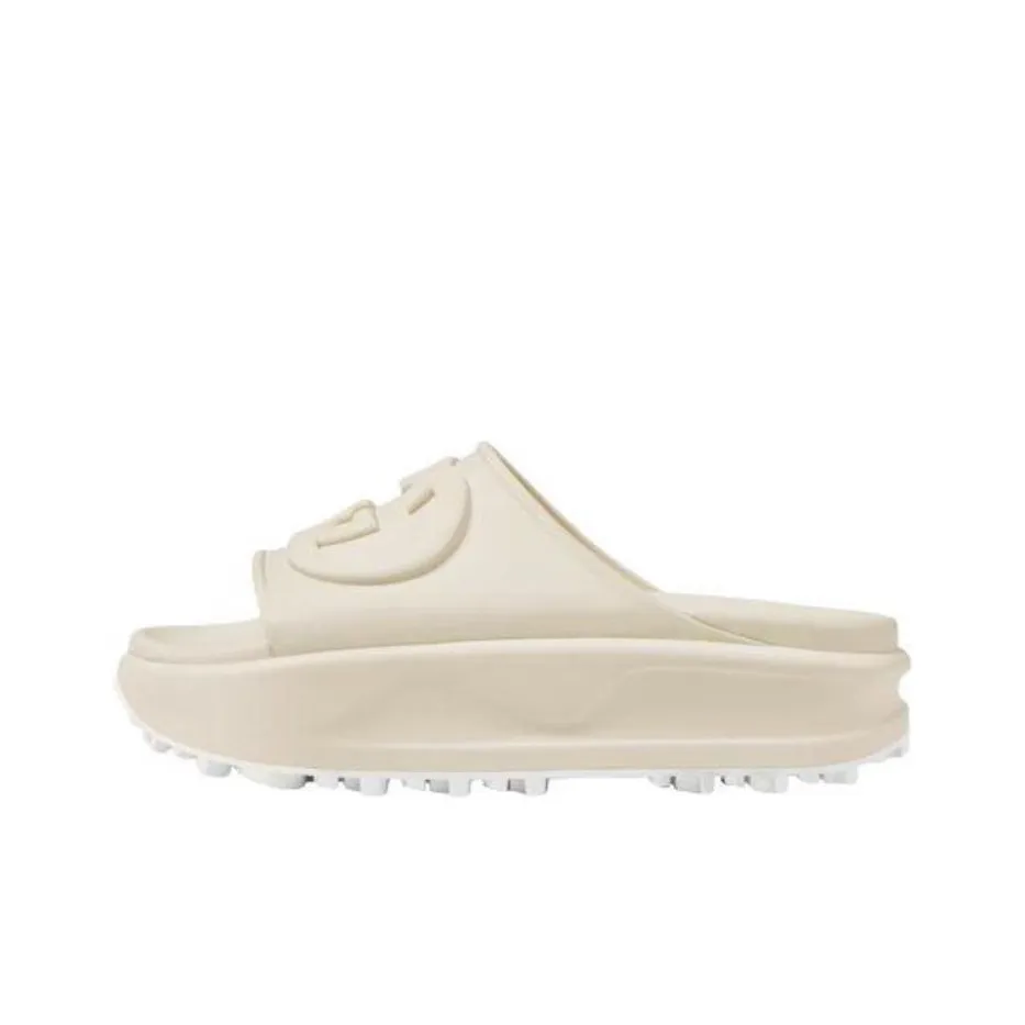 GUCCI Slide Sandals Off White