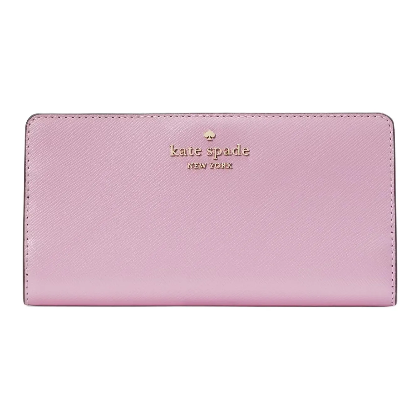 Kate Spade Saffiano Leather Wallet Large Size Women's Pink