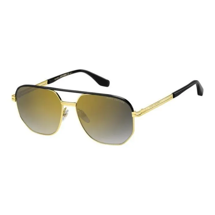 MARC JACOBS Metal Acetate Aviator Sunglasses Men's Gold