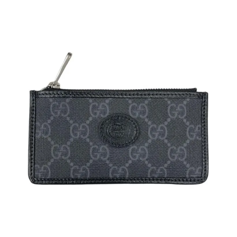GUCCI GG Canvas Bag, Wallet, Card Holder, Coin Purse Men's Black