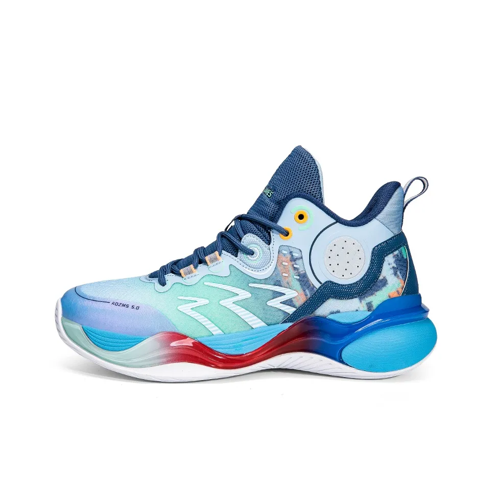 ANDEZHANMUSI Shock Absorbers With Slip Resistant And Abrasion Resistant Properties High Top Basketball Shoes Men's