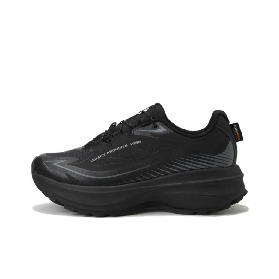 DESCENTE City Lift Slip Resistant Low Top Running Shoes Unisex Black