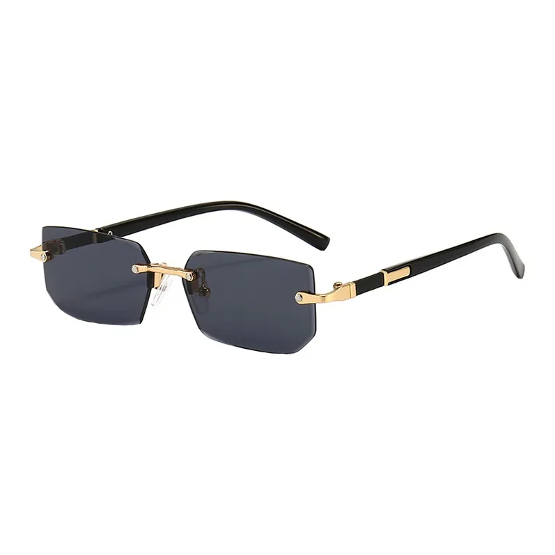 BA Metal Square Sunglasses Unisex