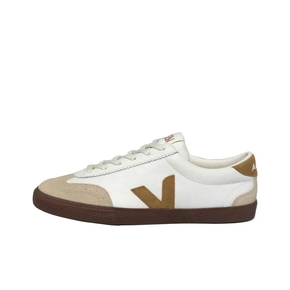 VEJA Volley Low Топ Скейтборд Кроссовки Унисекс Серый Белый