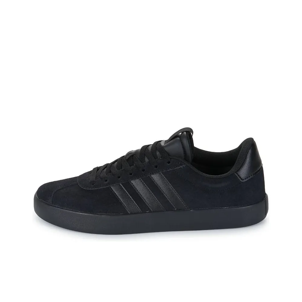 Adidas VL COURT 3.0 Anti Slip Wear Resistant Low Top Skateboard Shoes Men's Black