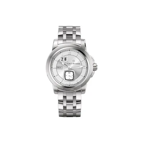 Carl F.Bucherer Автоматический Механический Движение Мужские Часы PATRAVI Collection 42,6 мм Серебряный