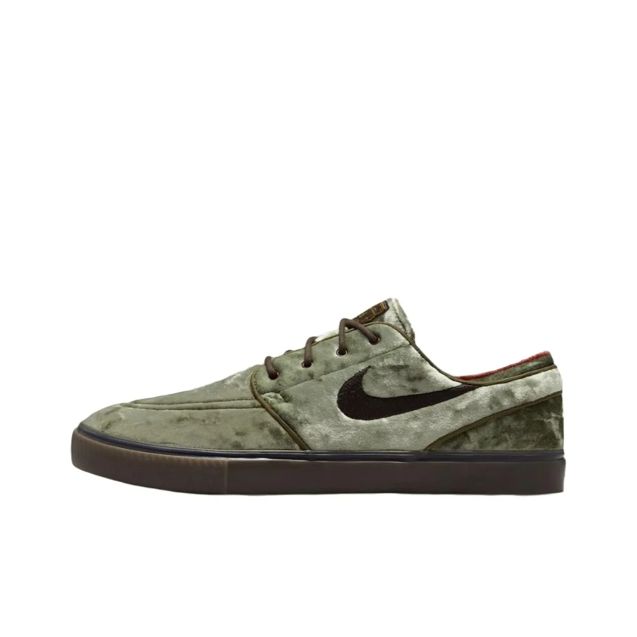 Nike Sb Zoom Janoski OG+ Se Medium Olive Baroque Brown Dark Team Red Velvet Brown
