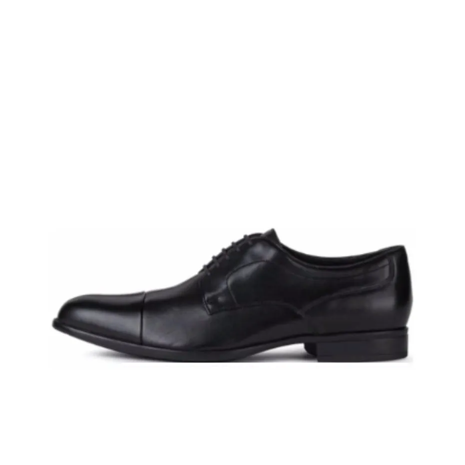 GEOX Dress Shoes Men's Low Top Black