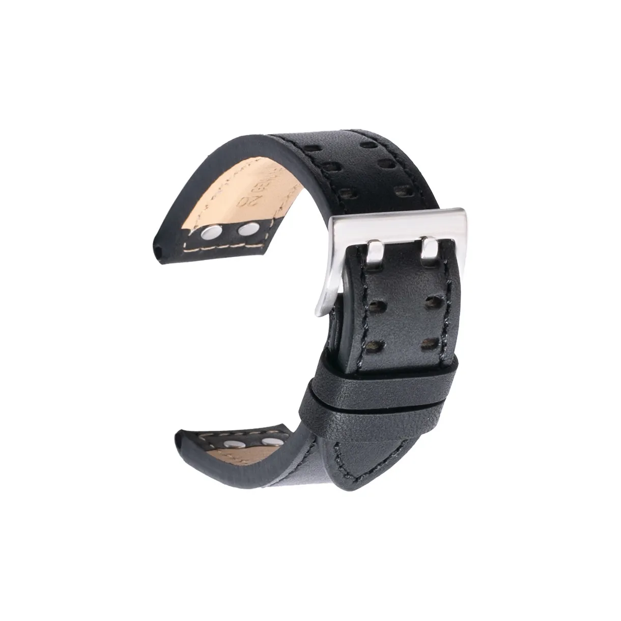 Craftsman Watch Bands Genuine Leather Watch Band For Men-Hamilton Khaki Aviation Giant Jazz Timeless 20 22mm Unisex