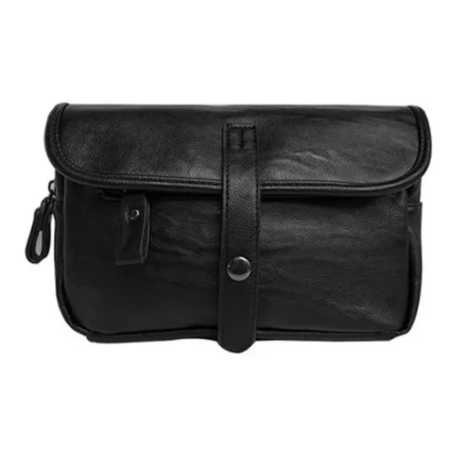 TTaG．baG ПУ (полиуретан) Сумка через плечо Стандартная Мужская Черная Клетчатая