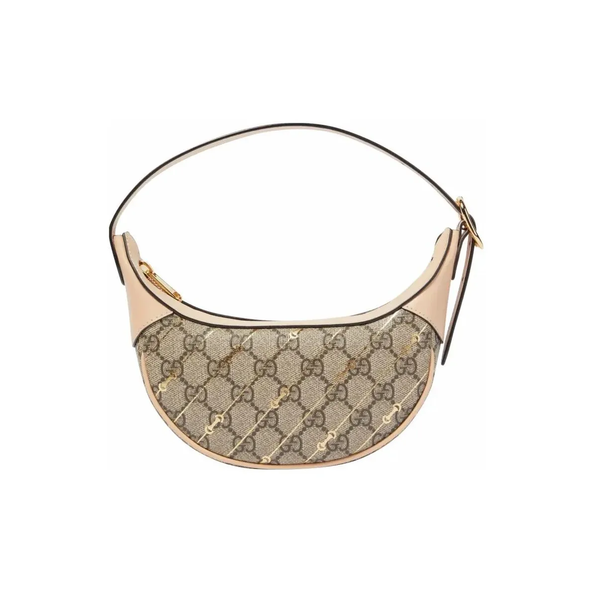 GUCCI Ophidia Canvas With Leather Finish Canvas Bag Handbag Shoulder Bag Women's Beige & Ebony