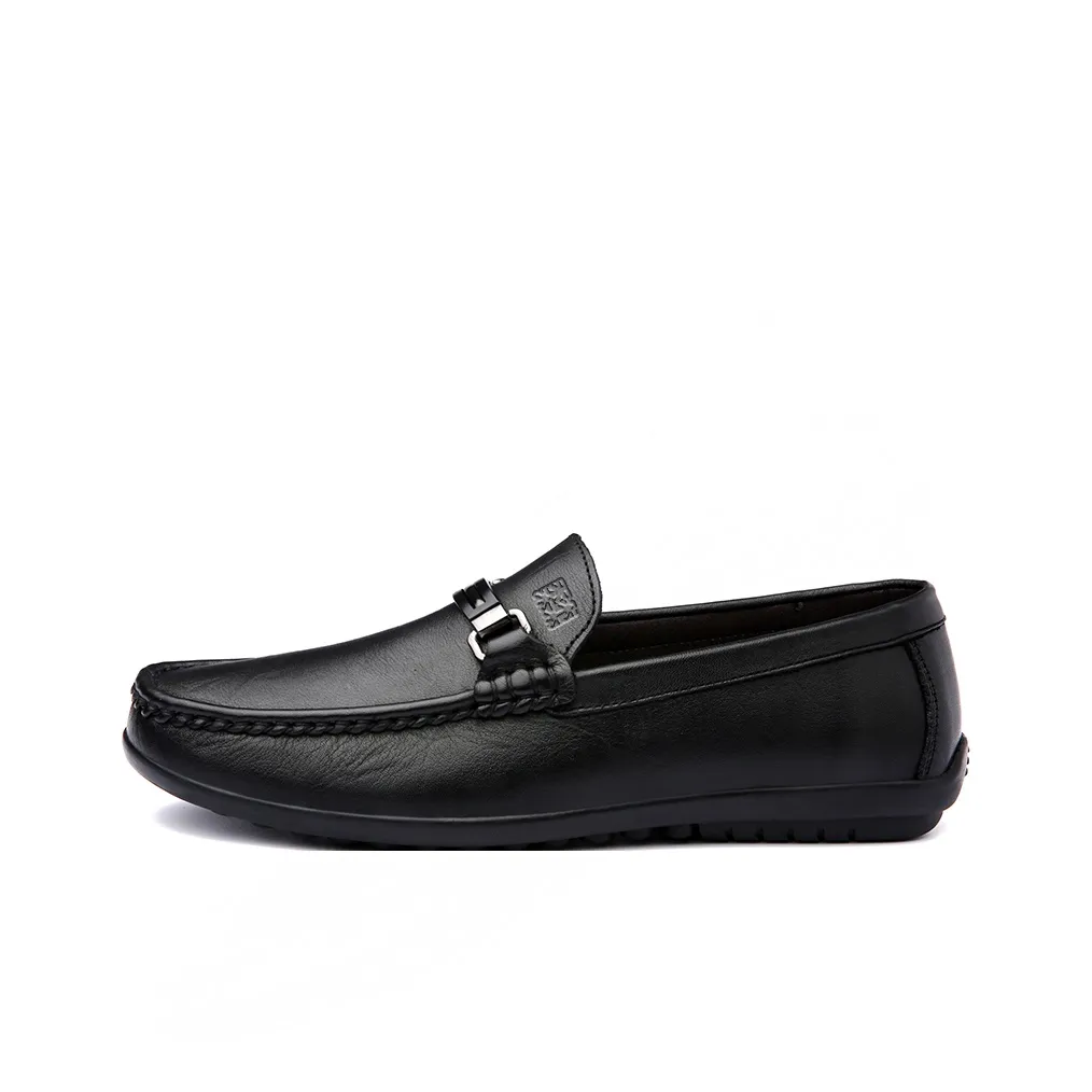 Mulinsen Gommino Loafers Men's Black/Brown